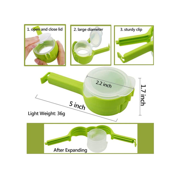 Bag Clips for Food, Food Storage Sealing Clips with Pour Spouts