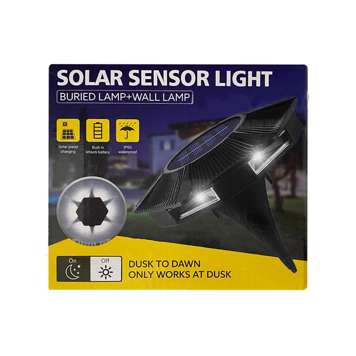 High-Quality LED Solar-Powered Sensor Rechargeable Light  Waterproof  