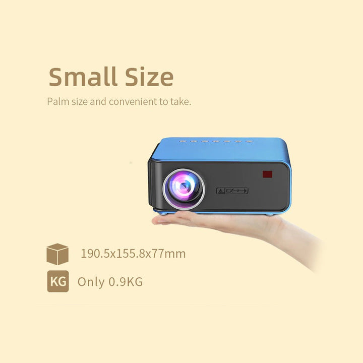 T4 Mini Projector HD WiFi Projector Home Video Projector