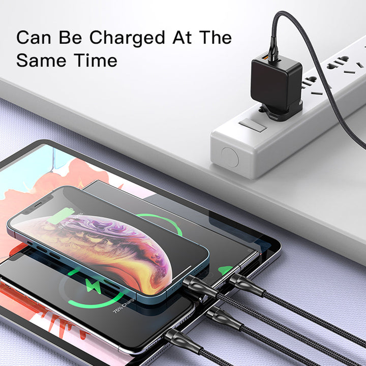 Yesido 4-in-1 Multi-Function Fast Charging Cable (USB or Type C) 