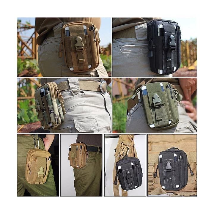 Pocket Bag with a Waist Belt of High-Quality Material