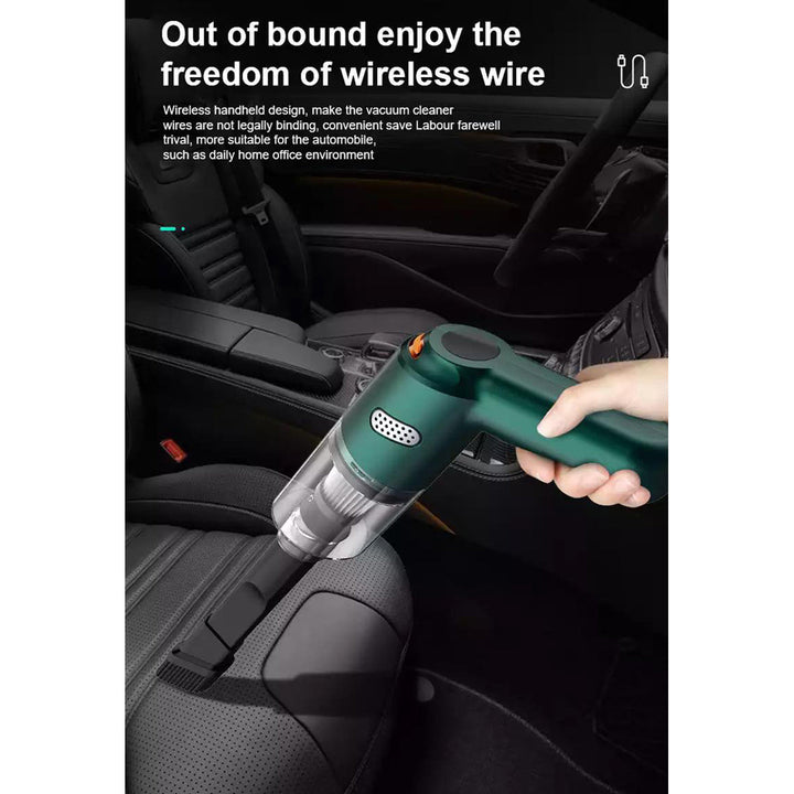 120W Cordless Handheld Vacuum Cleaner 10000pa Powerful Suction Anti Corrosion