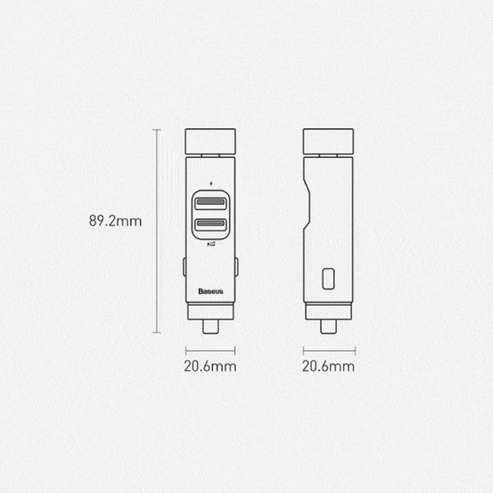 Baseus Energy Column Car Wireless MP3 Charger PPS Quick Charger