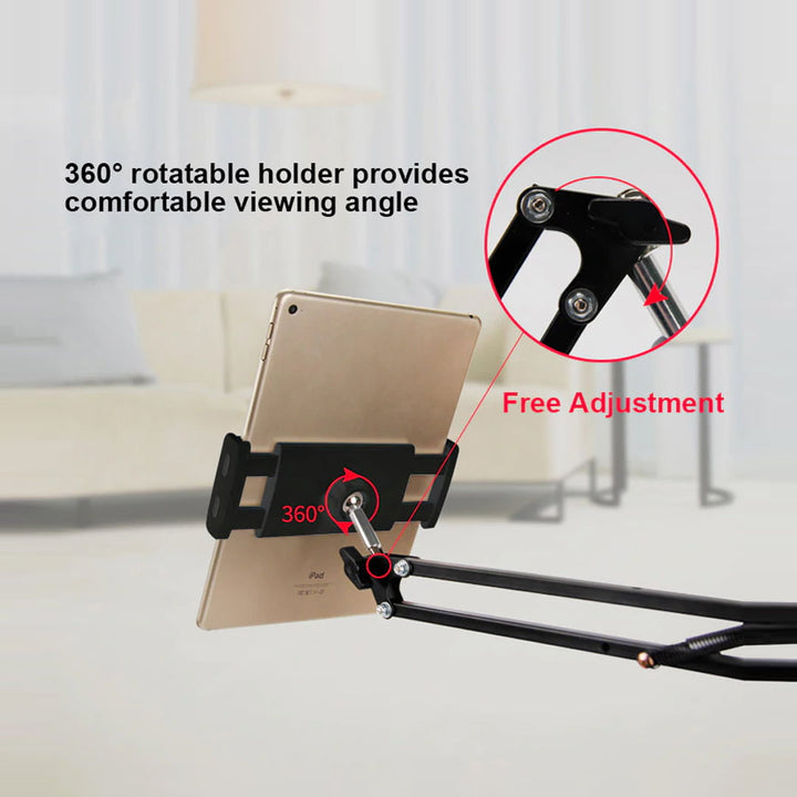 Bedside Lazy Holder Universal Stand for 4 to 11 inch Tablet & Cell Phone Mount