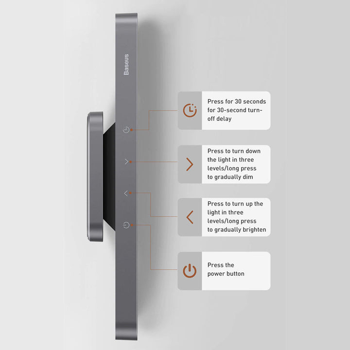 Baseus Magnetic Stepless Dimming Charging Desk Lamp Pro