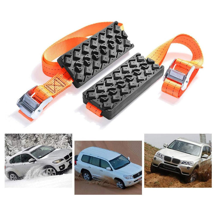 Anti-slip off-Road Vehicle Reinforcement Traction Plates