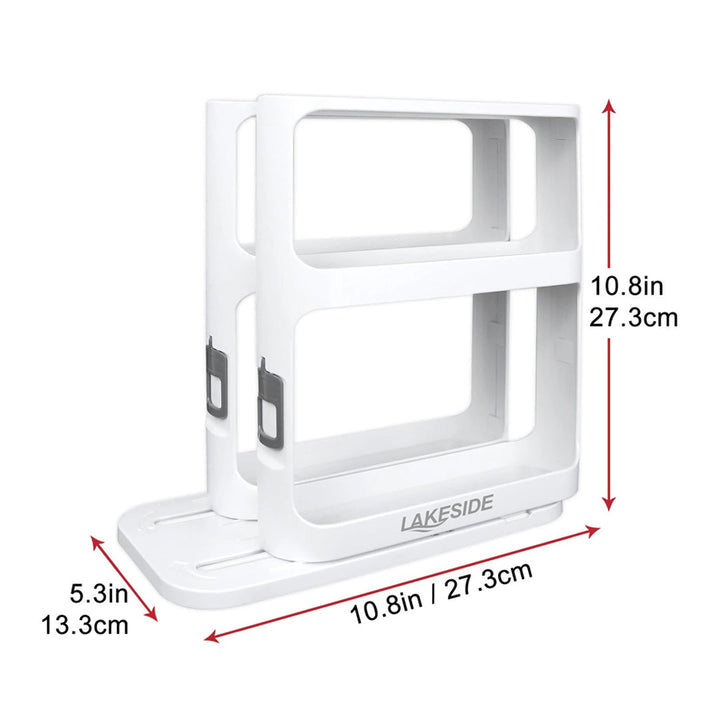 Modular Rotating Spice Rack Organizer