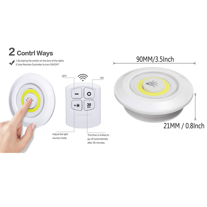 3 Led Light Set With Wireless Remote Control