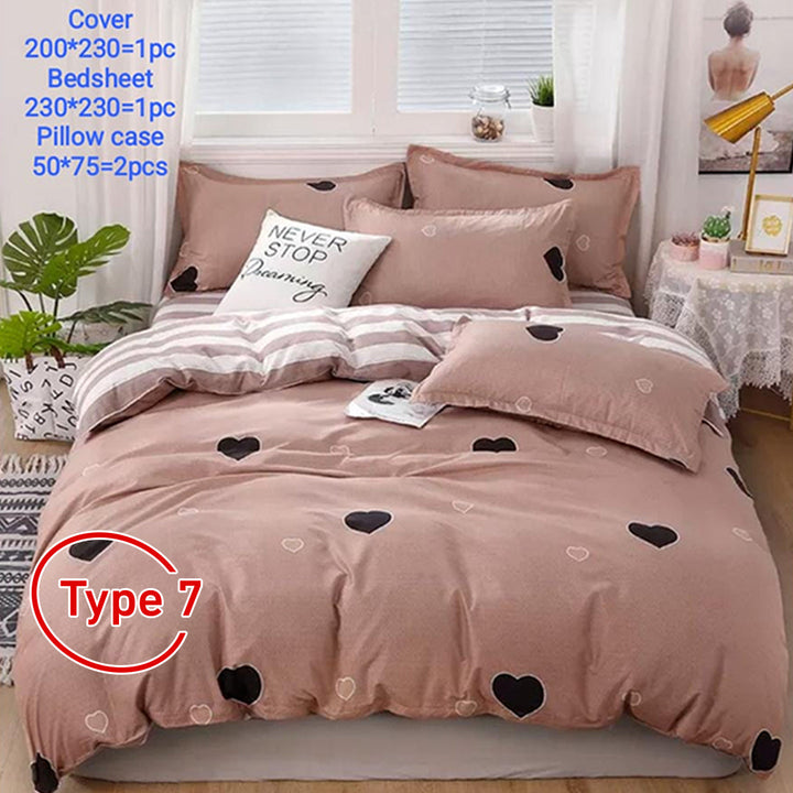 Bedding Set with 4 * 1 Comforter Modern and Elegant Design