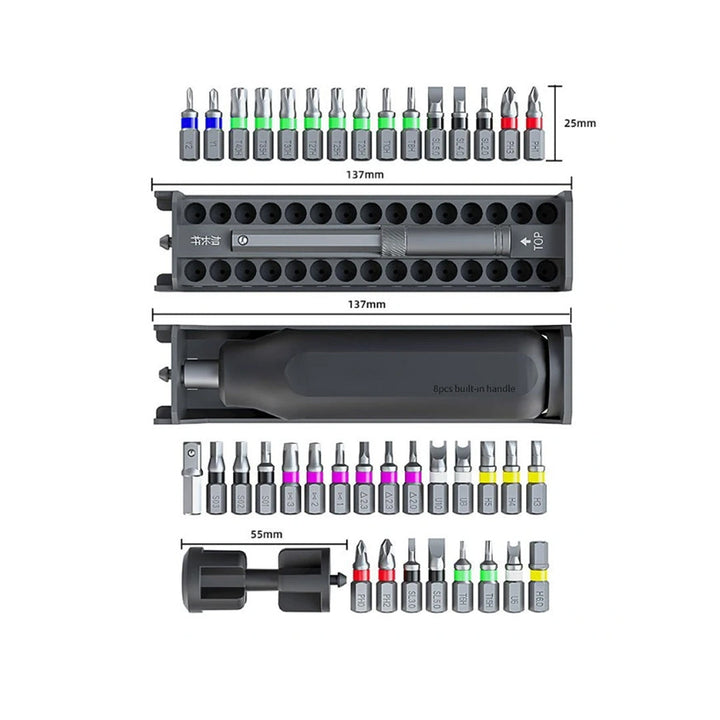 Multifunction  Precision Magnetic Screwdriver Set (40 pieces)