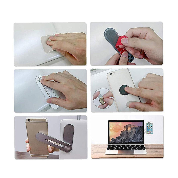 Expandable and Foldable Aluminum Alloy Flexible Magnetic Laptop Stand