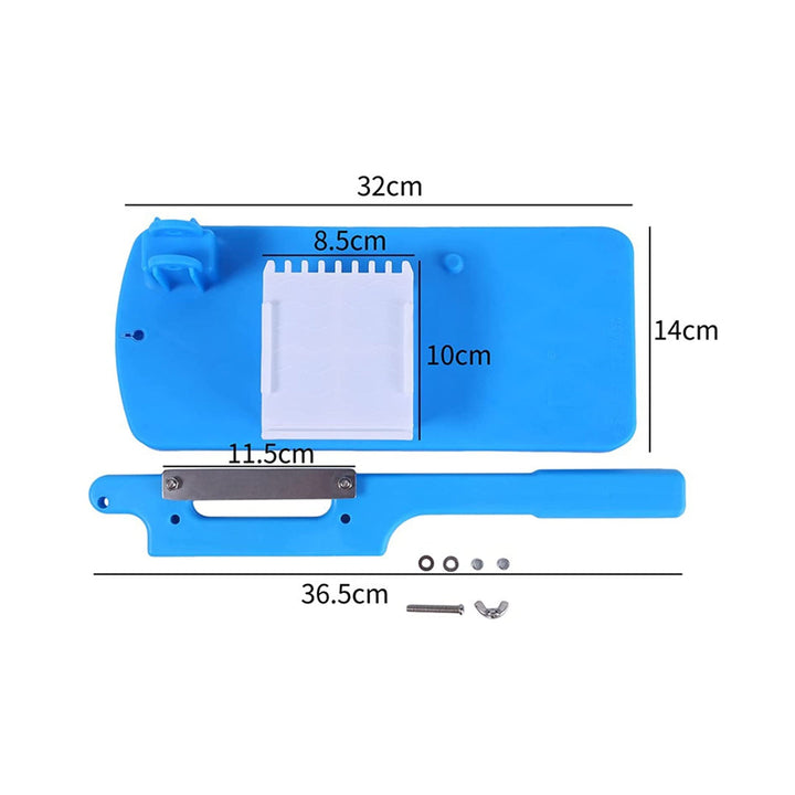 Multifunctional Table Slicer with a Non-Slip Handle for Vegetables, Fruits, and Meat with Stainless Blades