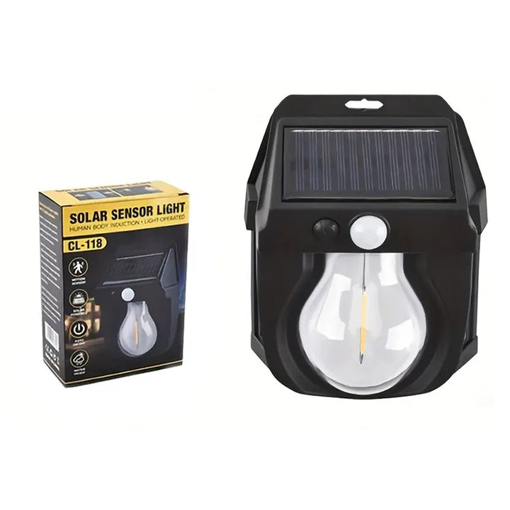 Solar Wall Light Lamp with Motion Sensor Outdoor Waterproof