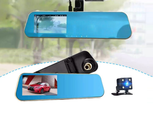 Car Blackbox DVR Front Mirror Camera For Front And Back Recording