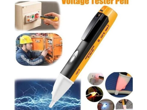 Non-contact Electricity Tester Pen with LED Light and Alert to Detect Electricity in Wires and Cables