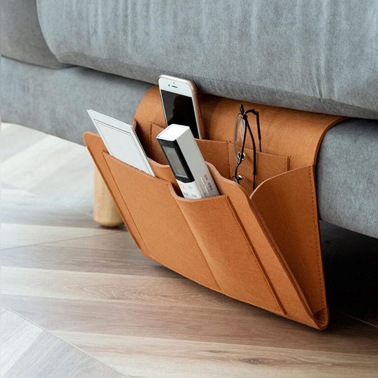 Multifunctional Bedside Tidy Storage Bag With Pockets Insert Sofa Double Layer Hanging Organizer