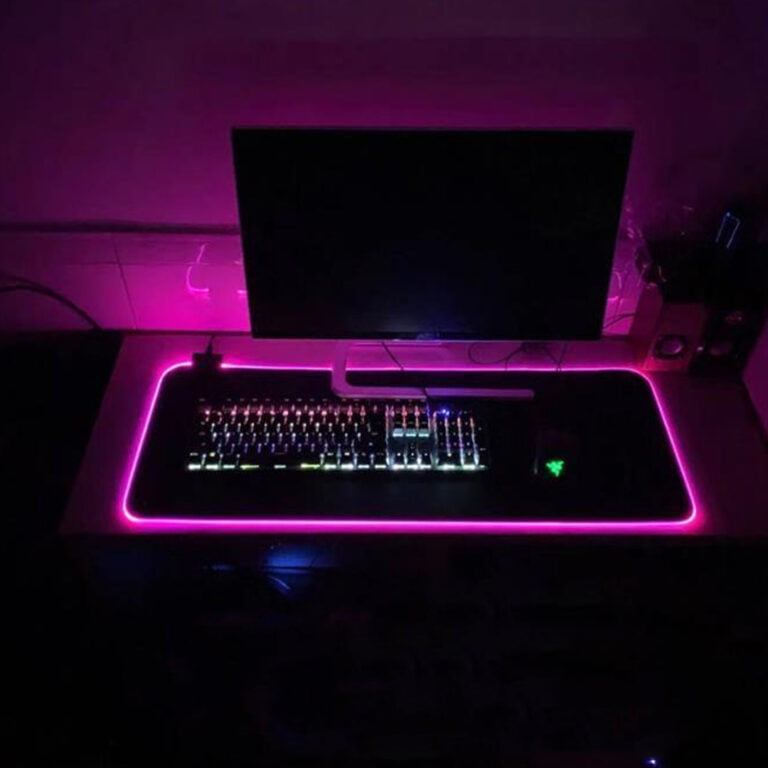 Large Size Mouse Pad For Mouse and Keyboard with RGB Lighting
