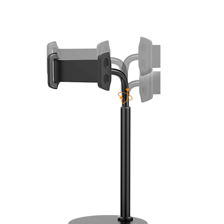 Metallic Multi-Angle Adjustable Stand Holder 360 Degree Swivel Rotation with Flexible Arm