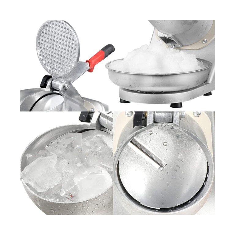 Electric Ice Shaver Machine, Ice Crusher, Stainless Steel Snow Cone Maker