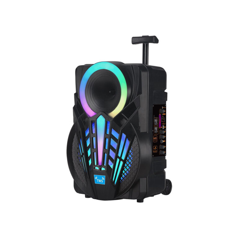 12 Inch Disco Ball Light Outdoor Trolley Speaker Active Audio Gz-P12