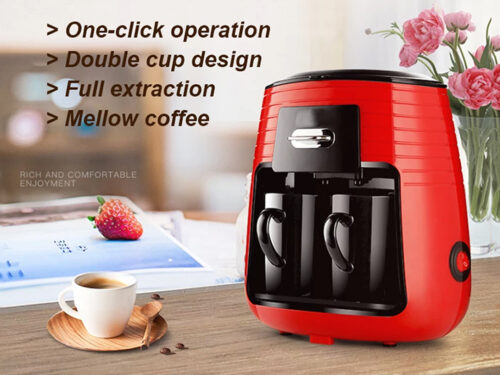 450W 0.25L Coffee Machine Tea Filter Machine Set  Automatic Home Office Electric Coffee Maker