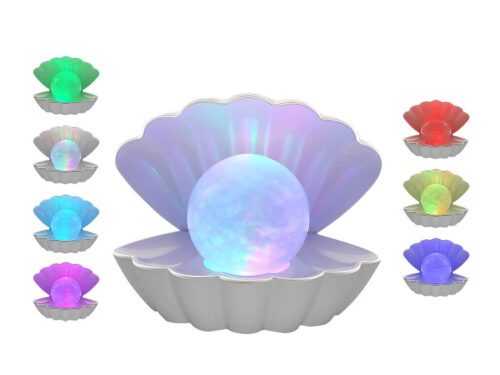 RGB 8 Colors Changing Pearl Shell Mood Lamp