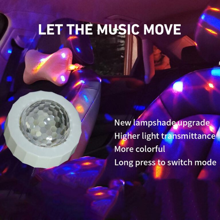 Magical interactive LED light with sound with RGB color lighting