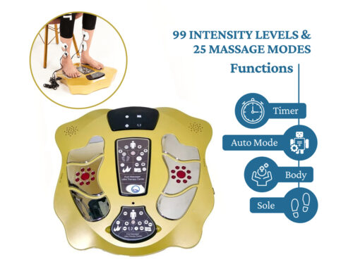 Electric Foot Massager With Large LCD Screen and 25 Massage Modes