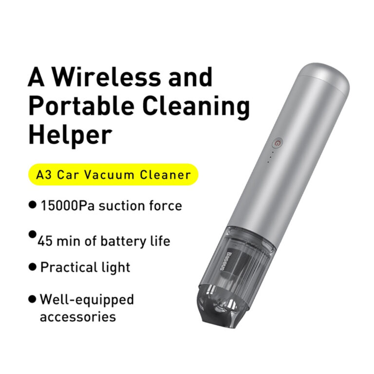 135W Baseus A3 Car Vacuum Cleaner large capacity handheld vacuum cleaner (15000pa, 135W)