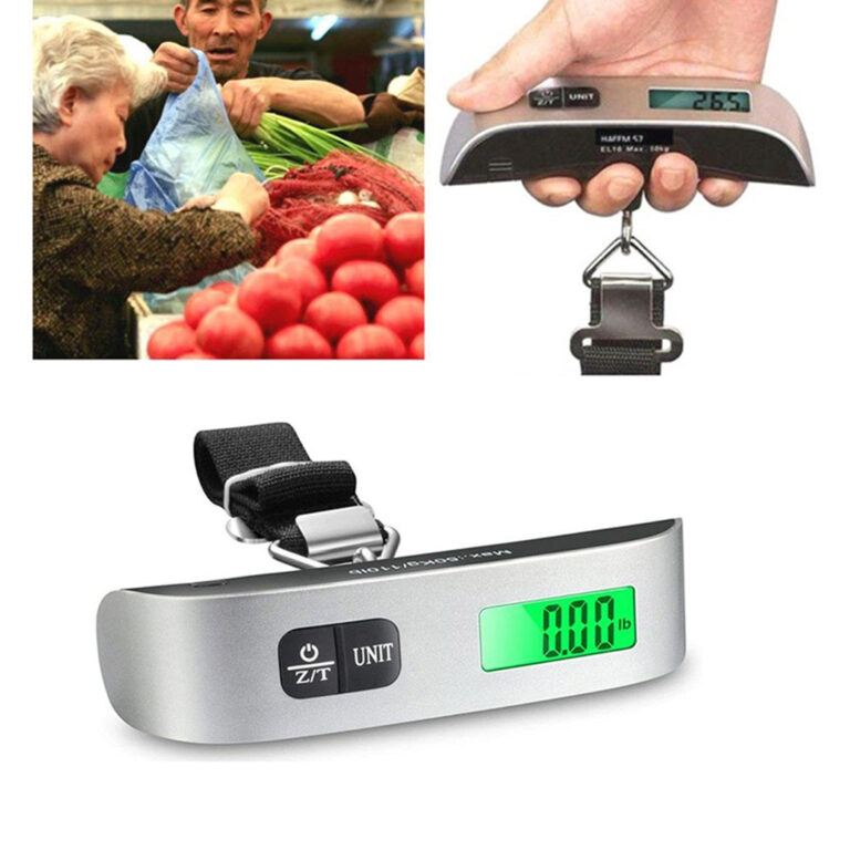 Portable Hanging Scale 50kg LCD Digital Display Electronic Fishing Luggage Scale