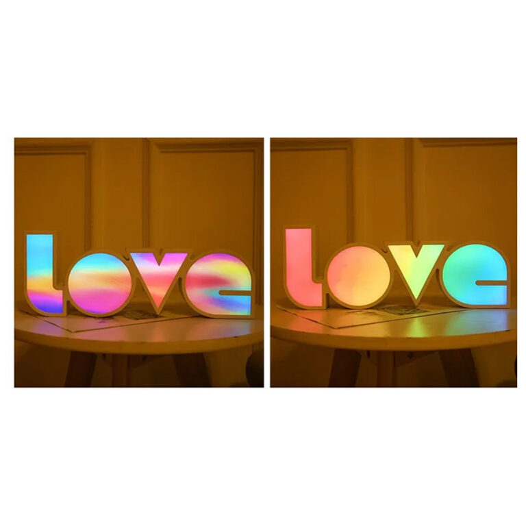 Creative Decorative Lights LOVE LED Light Lantern Shape Light