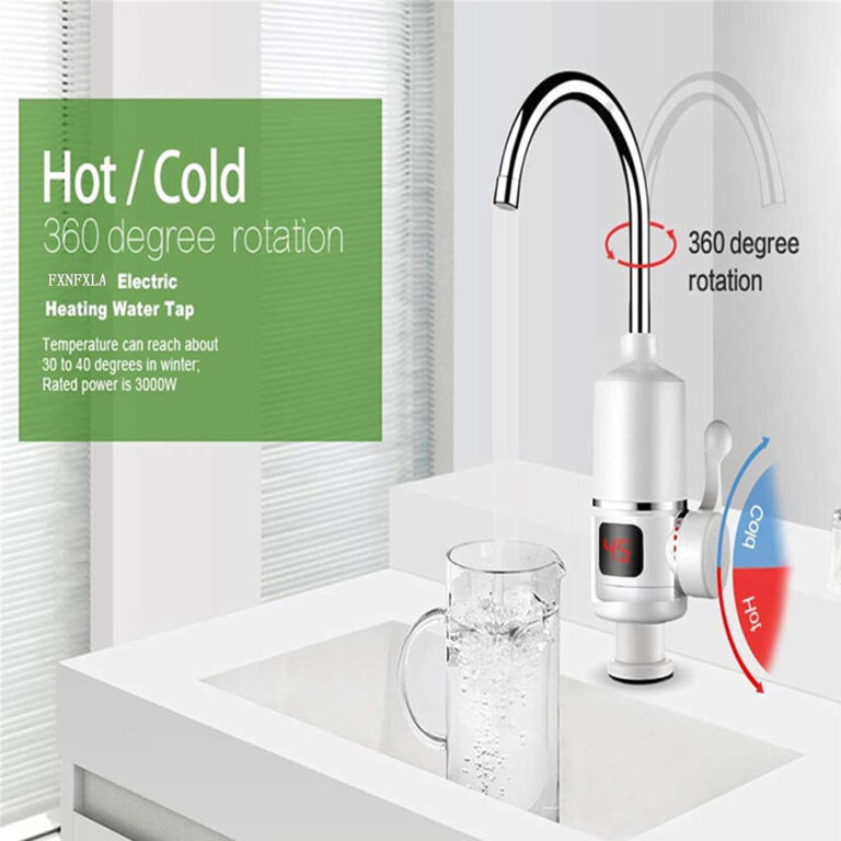 Instant Tankless Electric Instant Heating Tap Water Faucet, with LED Digital Display