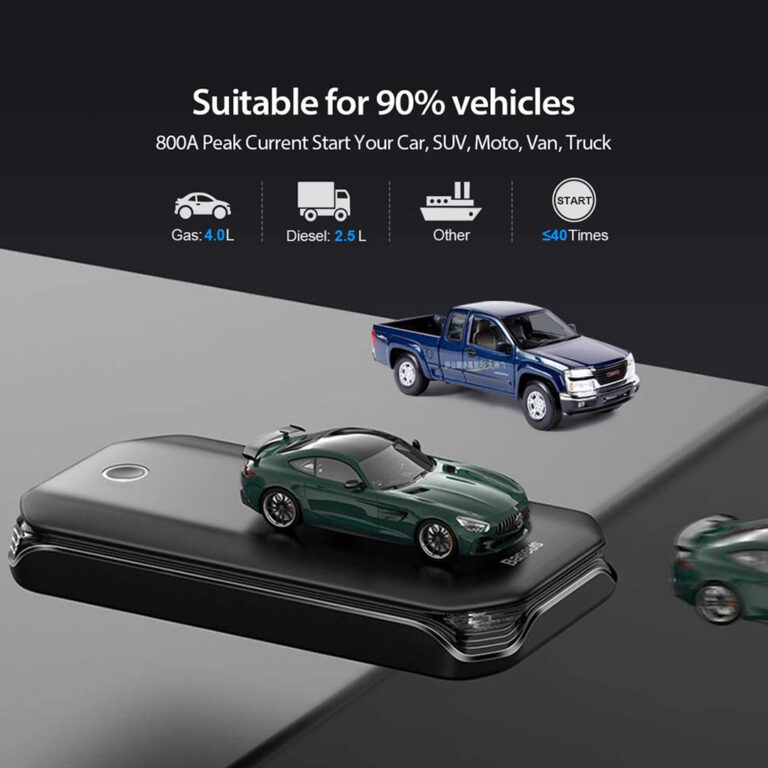 Baseus 800A Peak Auto Jump Box Car Battery Jump Starter + Xiaomi Smart Laser Measure