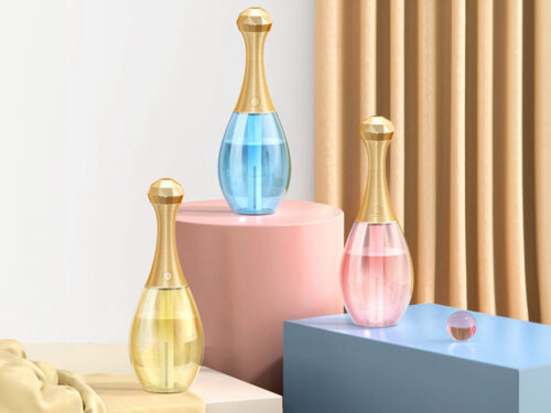 300ml Ultrasonic Air Humidifier for Up To 8 Hours With LED Night Light
