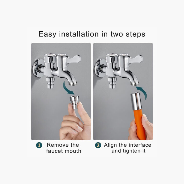 Faucet Extension Extender Bathroom 360° Rotation Adjust Free Bending Faucet