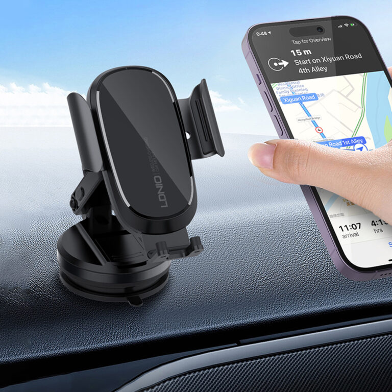 LDNIO MW21-1 Car Mobile Holder Foldable and Rotating with a Built-in 15W Charger
