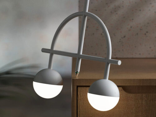 Creative ABS Rotating Balance Table Lamp Elegant Small Night Light LED Table Lamp