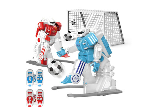 High-quality Plastic Easy to Use Wireless RC Football Robots Toy with 2.4ghz Remote Control