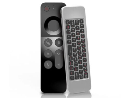 4 in 1 W3 wireless Air mouse remote with keyboard With motion sensor