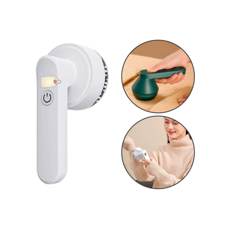 Safe and effective rechargeable fabric lint remover with USB fast charging port