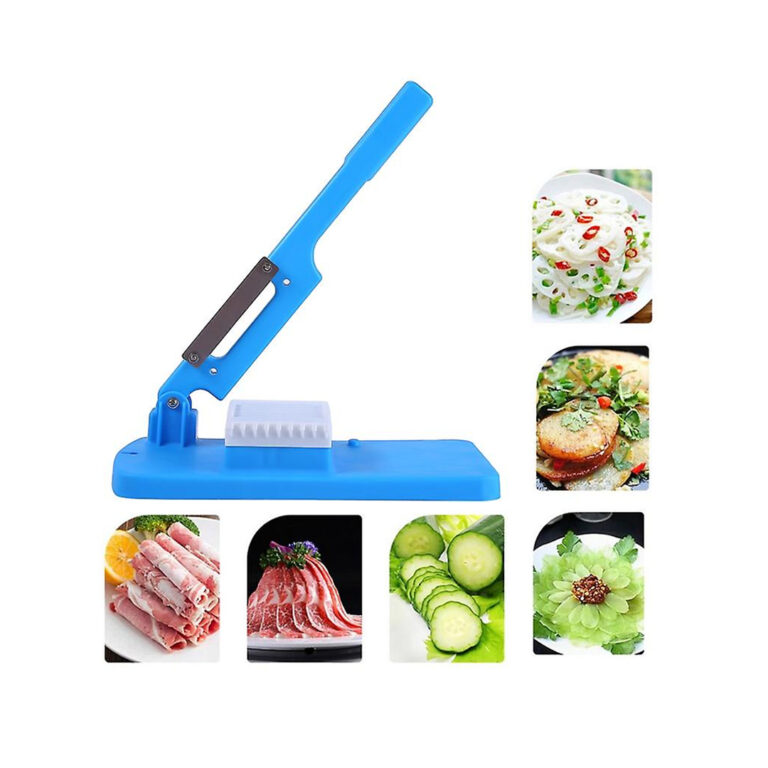 Multifunctional Table Slicer with a Non-Slip Handle for Vegetables, Fruits, and Meat with Stainless Blades
