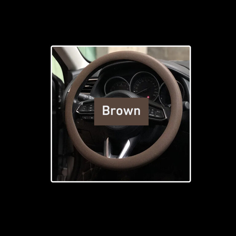 Interior Car Silicone Steering Wheel Cover Heat-Resistant Corrosion-Resistant and Non-Slip