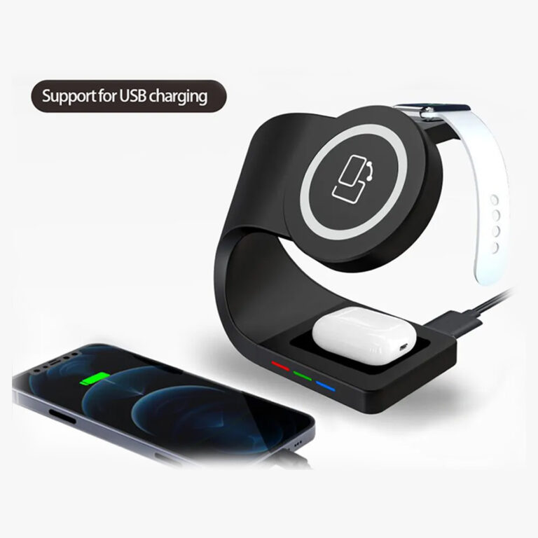 3-in-1 15W Multi-functional Wireless Charging Pad (Watch - Airpods - Phone)