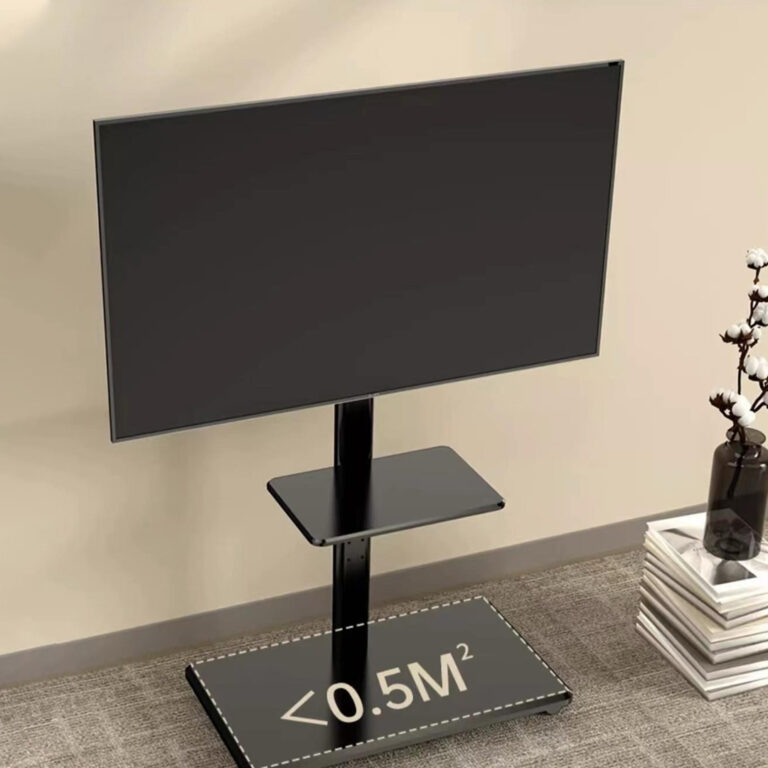 Mobile TV Stand for Screens from 32 - 75 inches with Adjustable Height