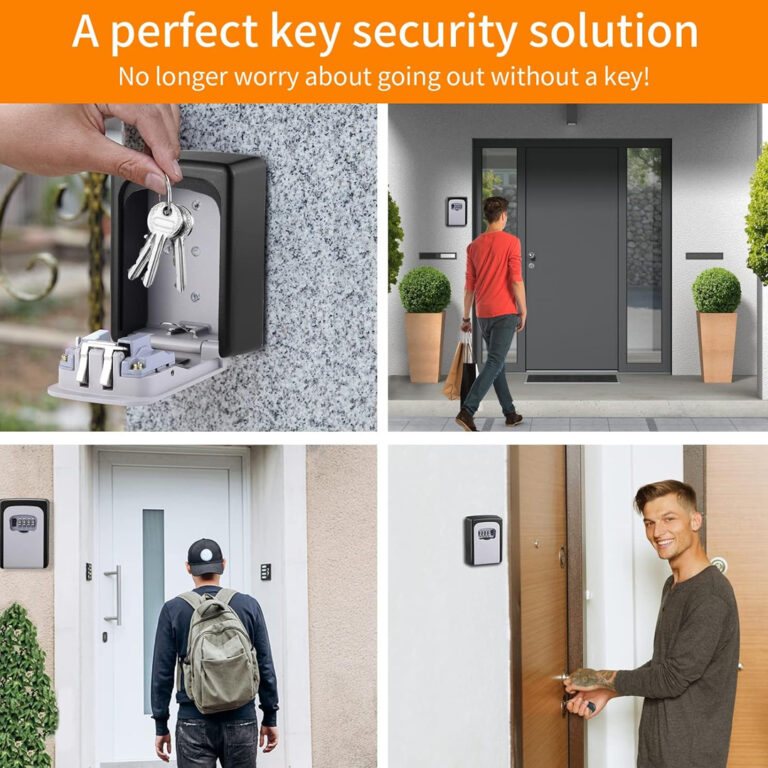 Key Case With Security Lock Holds Up To 5 Keys